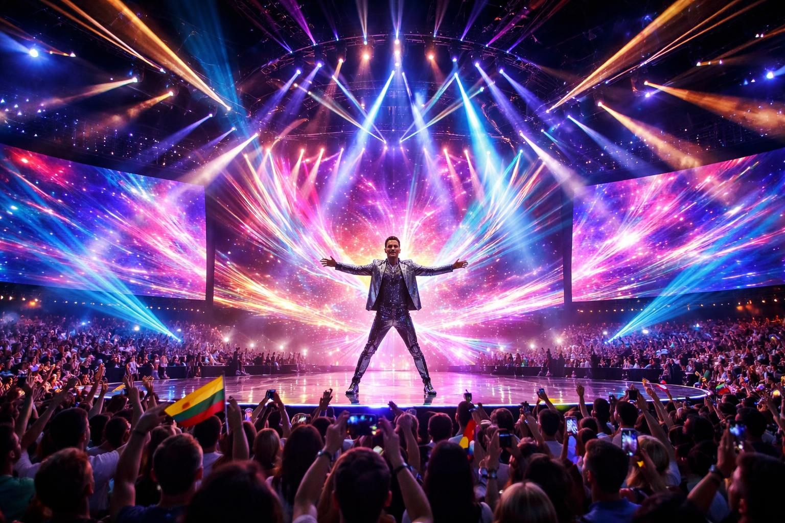 découvrez comment un invité inattendu de lituanie éblouit la scène de l'eurovision avec sa performance unique et captivante.