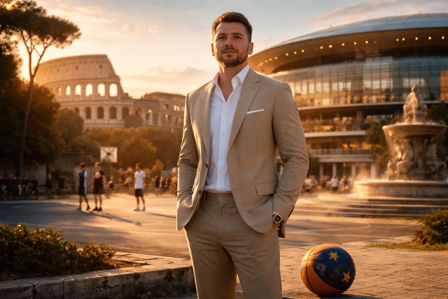 luka doncic devient copropriétaire d'un club à rome, rejoignant le cercle des actionnaires pour nba europe.