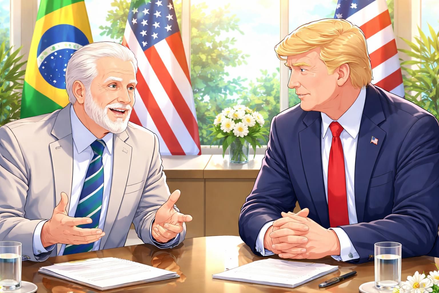 lula et trump initient un dialogue inédit visant à renforcer et revitaliser les relations bilatérales entre leurs pays, marquant un tournant diplomatique majeur.