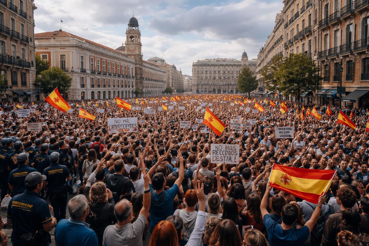 découvrez les manifestations massives à madrid où des milliers de citoyens réclament la démission du premier ministre pedro sanchez, reflétant une effervescence sociale sans précédent.