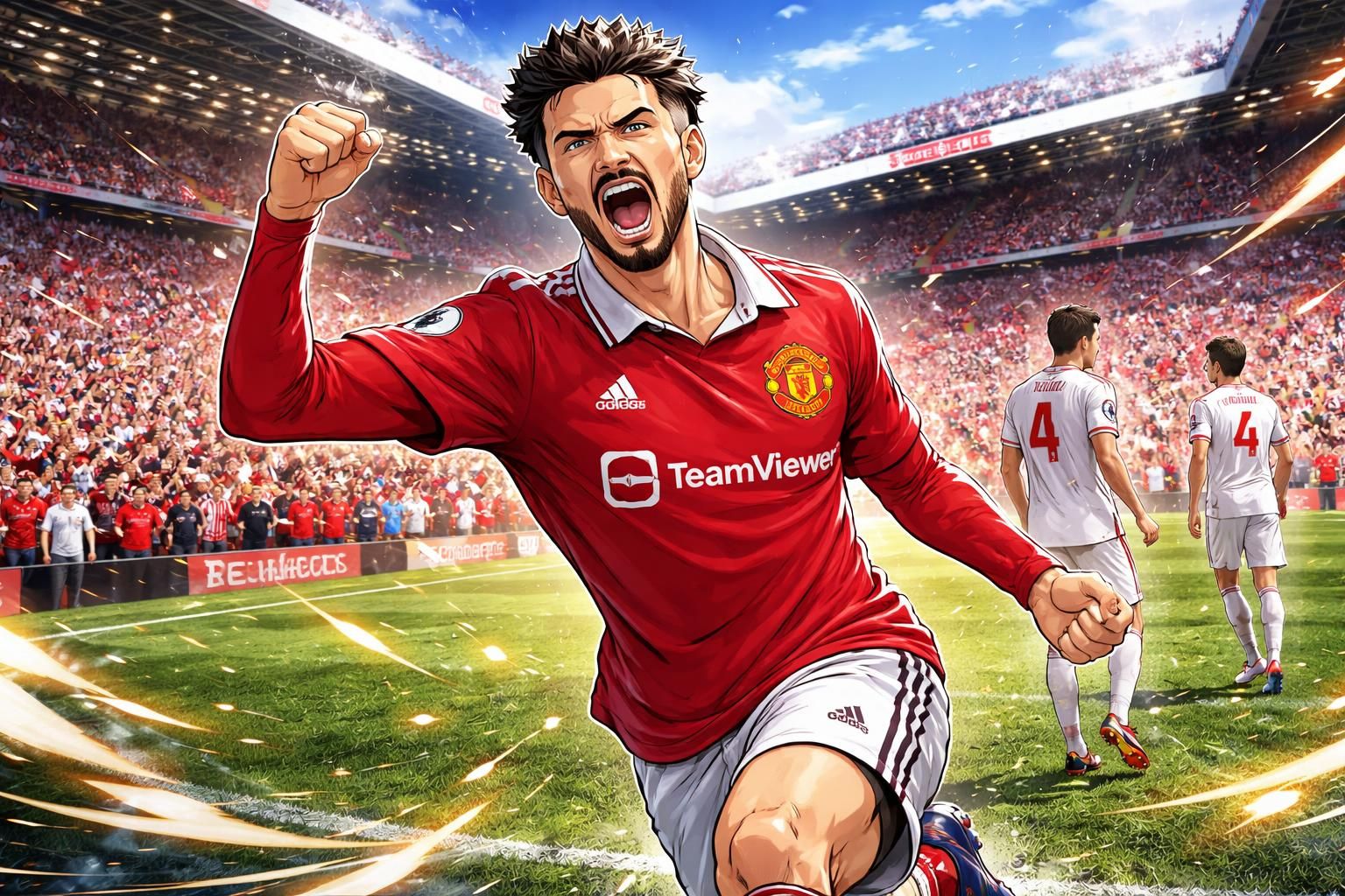 revivez en vidéo exclusive sur foot-africa.com l'ouverture du score rapide de matheus cunha lors du match intense entre manchester united et liverpool à old trafford.