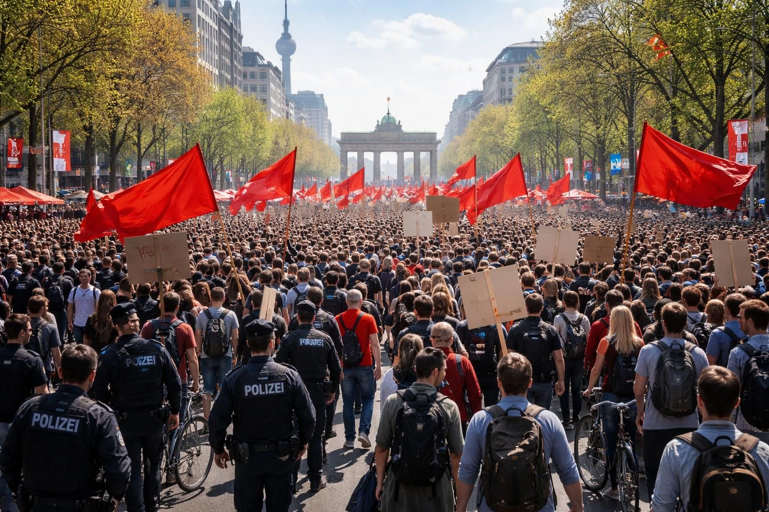 découvrez l'itinéraire et le programme détaillé de la manifestation révolutionnaire du 1er mai à berlin aujourd'hui, avec les informations essentielles fournies par berliner morgenpost.