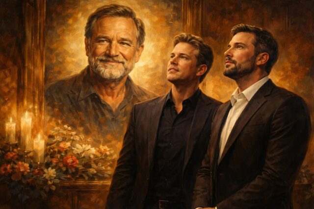 Matt-Damon-et-Ben-Affleck-rendent-hommage-a-la-legende-Robin-Williams-640x427 Un héros en uniforme : analyse de la critique de "Y a-t-il un flic pour sauver le monde" ?