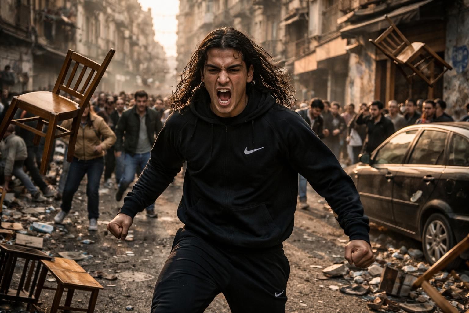 découvrez comment moha la squale a semé la terreur dans son quartier avec cris, jets de chaises et chaos, selon un reportage exclusif.