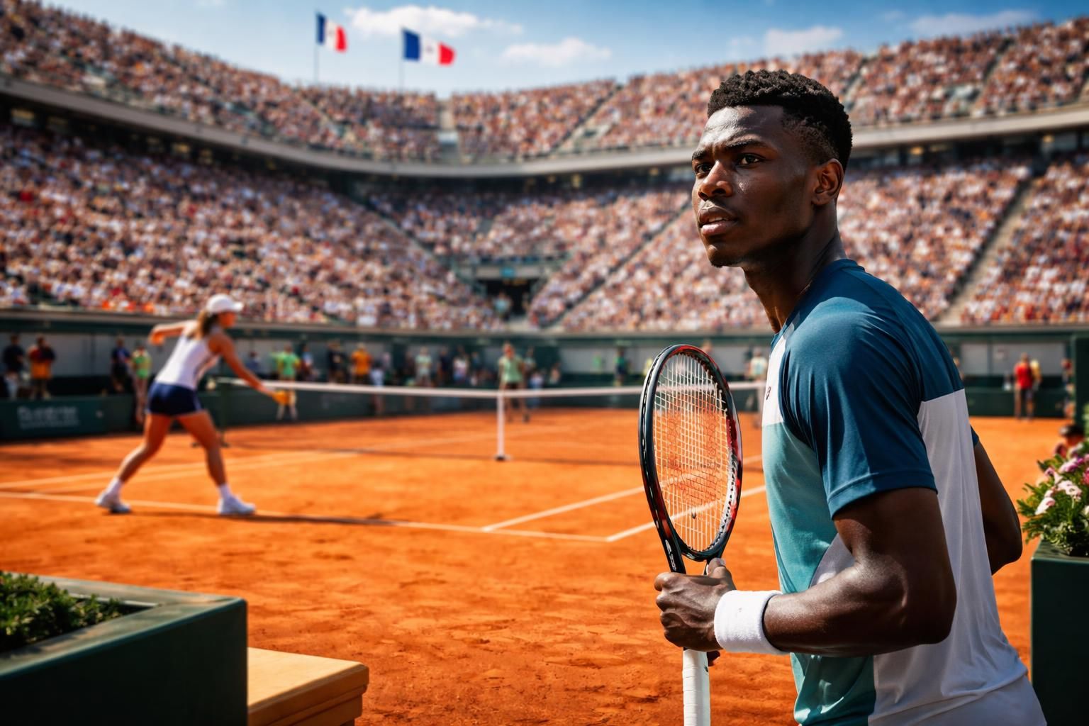 retrouvez le programme complet du samedi à roland-garros avec moïse kouame prêt à briller au suzanne-lenglen, et les matchs de diane parry et coco gauff sur le court central.