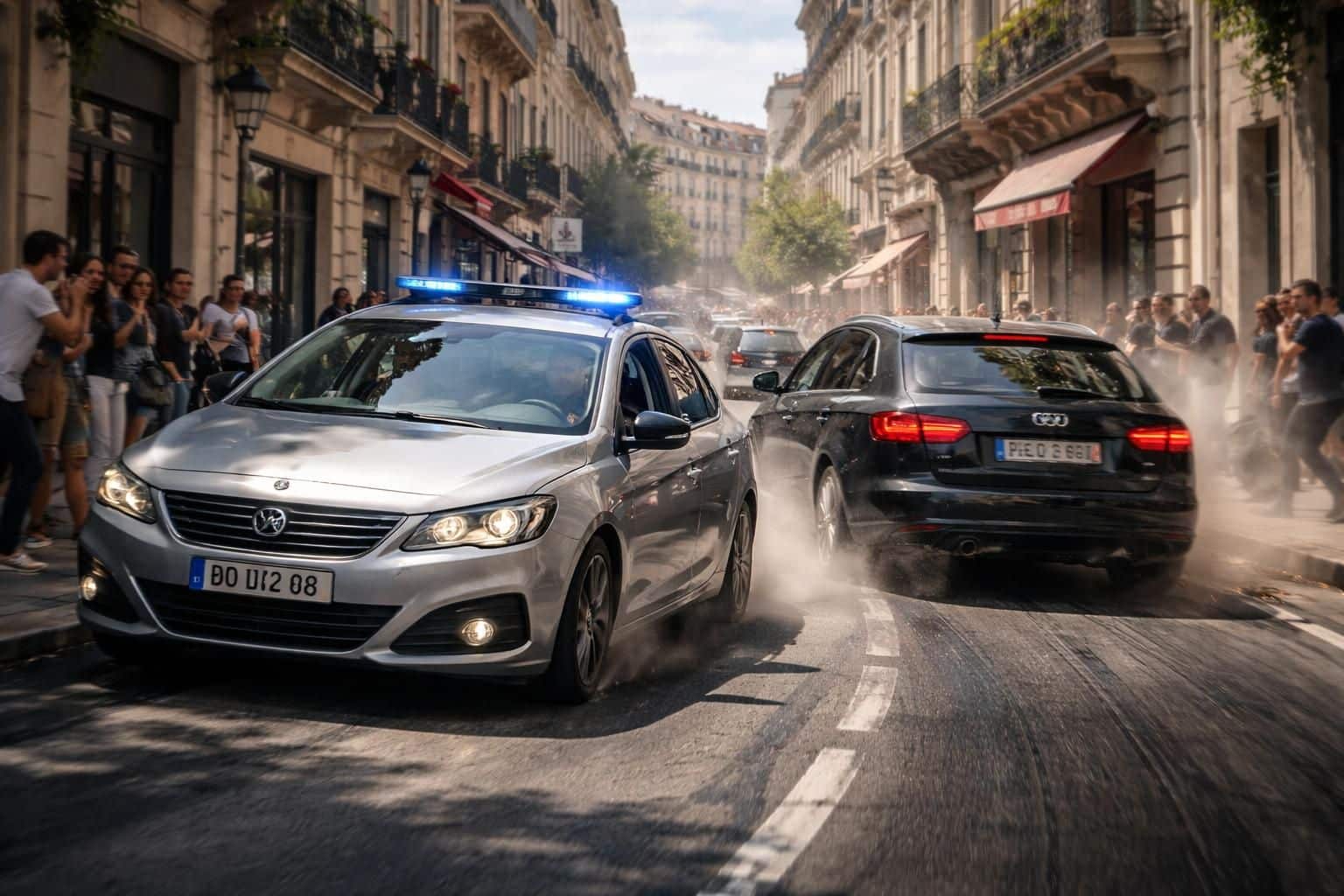 à montpellier, une course-poursuite palpitante s'est engagée entre la bac et un conducteur refusant d'obtempérer, offrant une montée d'adrénaline intense et des scènes spectaculaires.