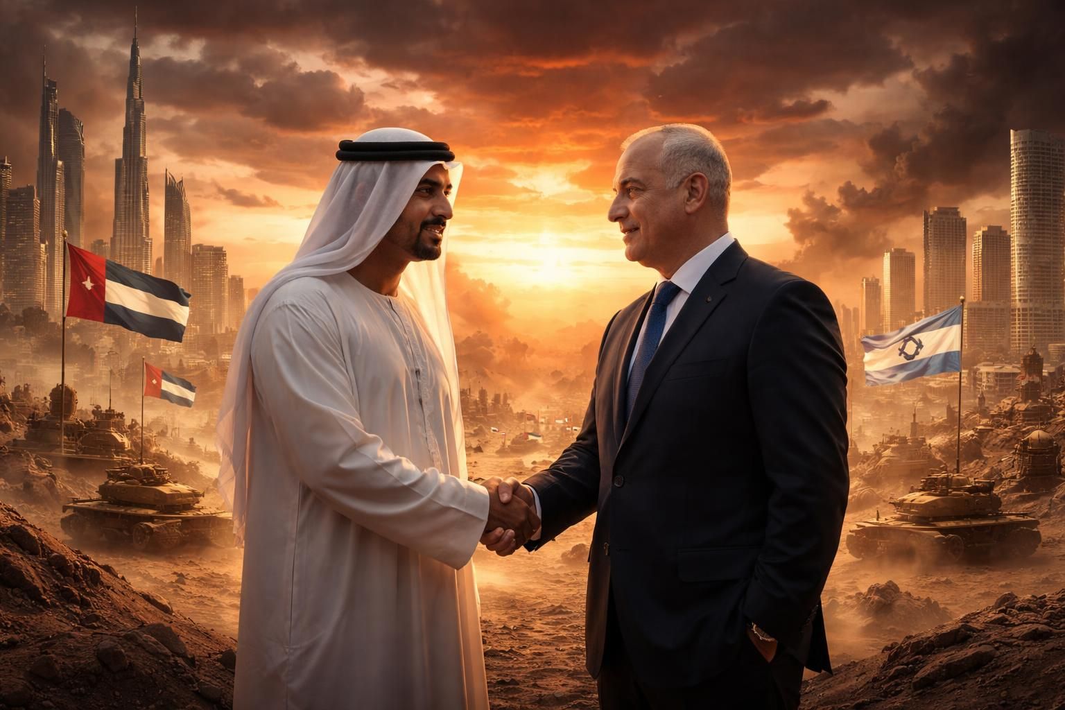 découvrez l'évolution géopolitique au moyen-orient avec la nouvelle alliance stratégique entre les émirats arabes unis et israël, et ses impacts sur la région en conflit.