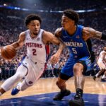 suivez en direct le duel décisif entre les pistons et orlando ainsi que le choc intense entre les cavaliers de harden et les raptors : horaires et chaînes de diffusion nba à ne pas manquer.
