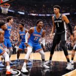 le thunder égalise la finale de conférence ouest 1-1 face aux spurs de wembanyama après une performance intense en nba.