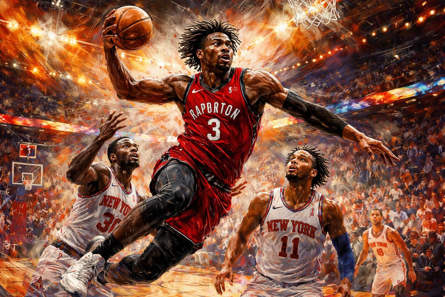revivez les moments clés du match nba entre atlanta hawks et new york knicks, avec une performance remarquable de 29 points d'og anunoby. analyse et résumé complet sur l'équipe.