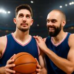 découvrez la réaction pleine d’humour d’evan fournier sur la possible retraite de nando de colo avant le match tant attendu entre leurs équipes.