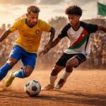 découvrez le face-à-face spectaculaire entre neymar et le fils de robinho, un duel qui fait vibrer le football africain et captive les fans du monde entier.