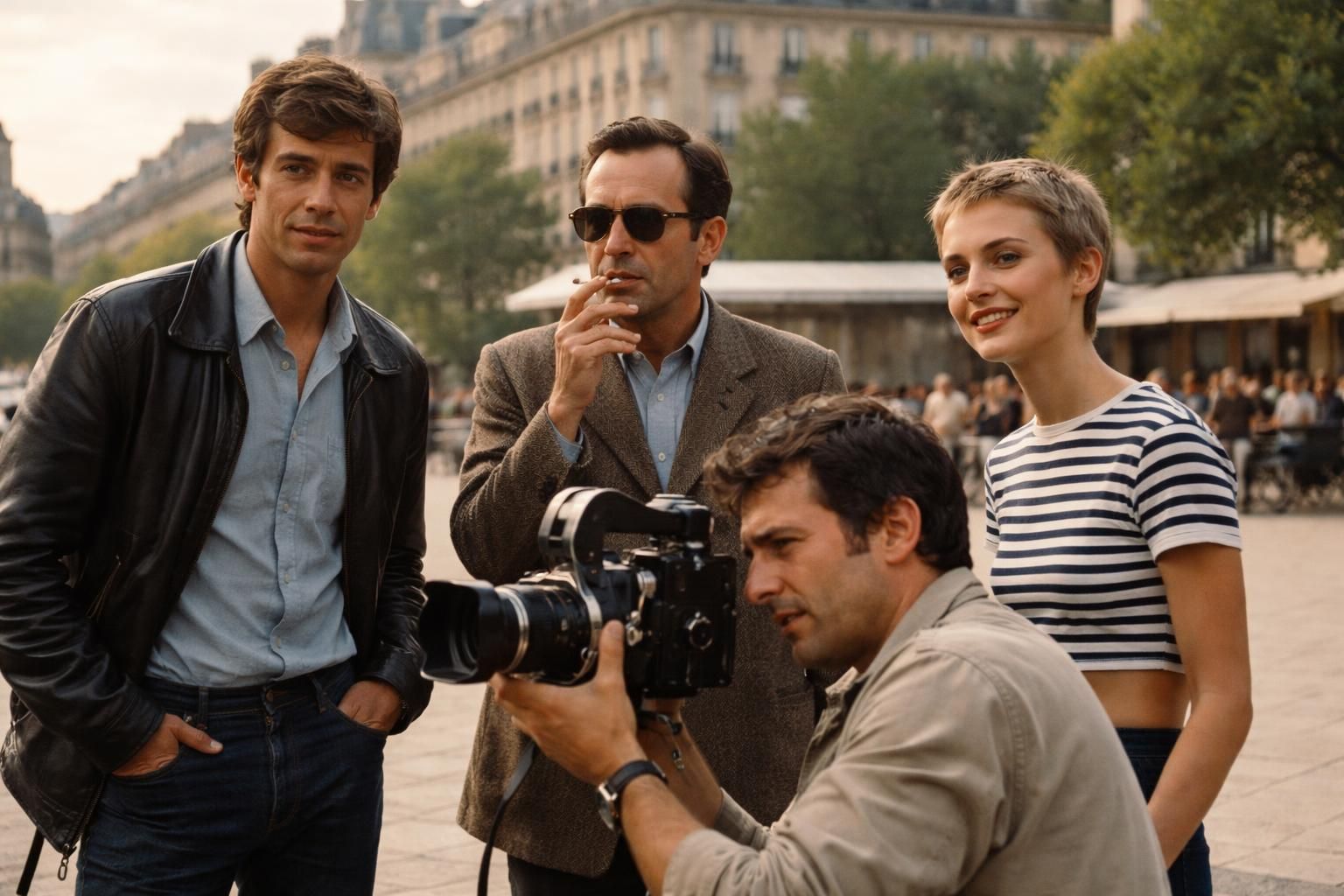 découvrez pourquoi le réalisateur de nouvelle vague a opté pour des acteurs méconnus afin de donner vie aux légendes belmondo, godard et jean seberg, apportant authenticité et fraîcheur au film.