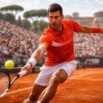 novak djokovic fait un retour spectaculaire sur les courts de rome, prêt à impressionner les fans avec son talent et sa détermination.
