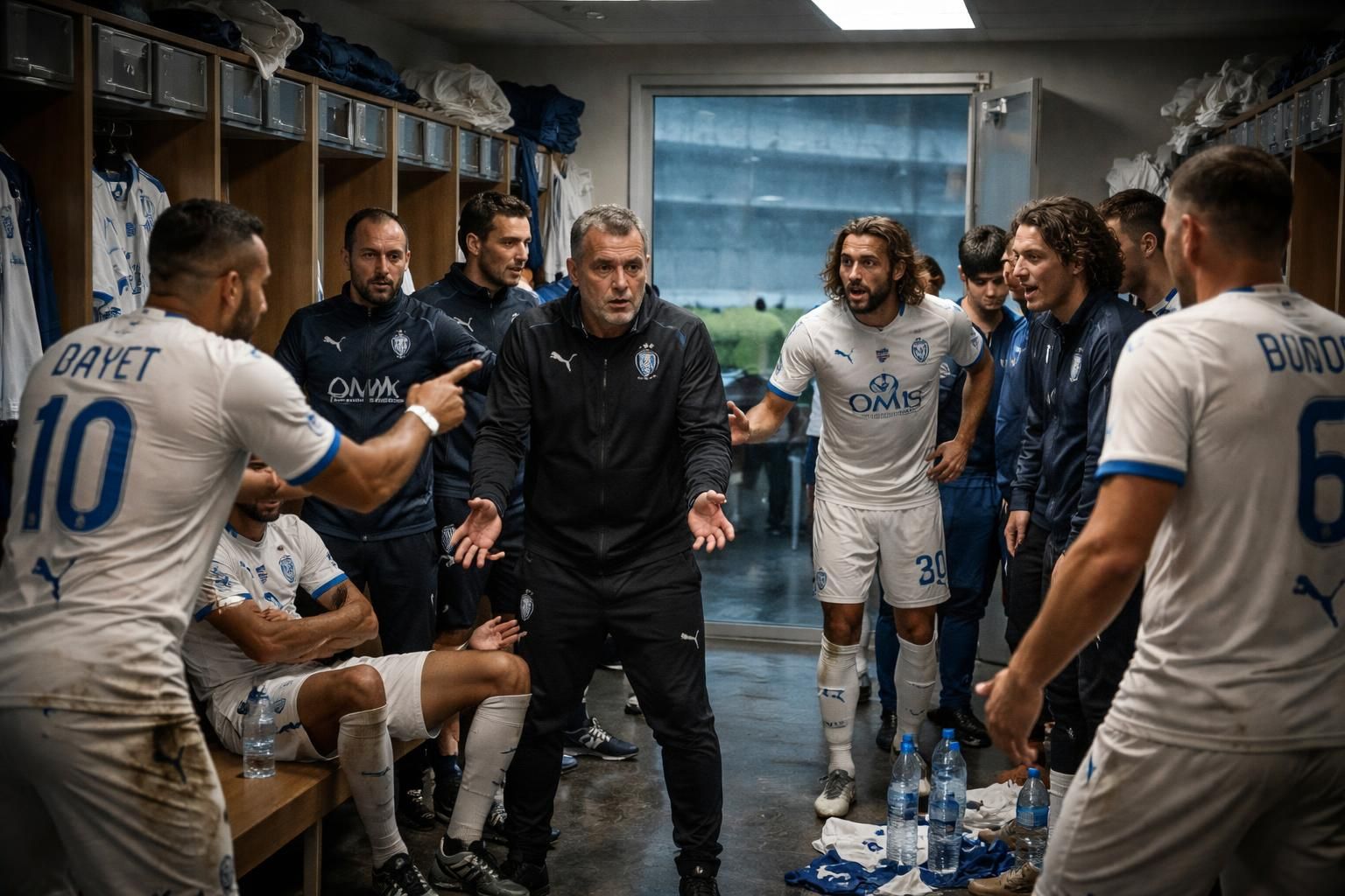 découvrez comment l'om fait face à une crise majeure avec un vestiaire divisé et une autorité contestée, confronté à une fin de saison sous une pression intense.