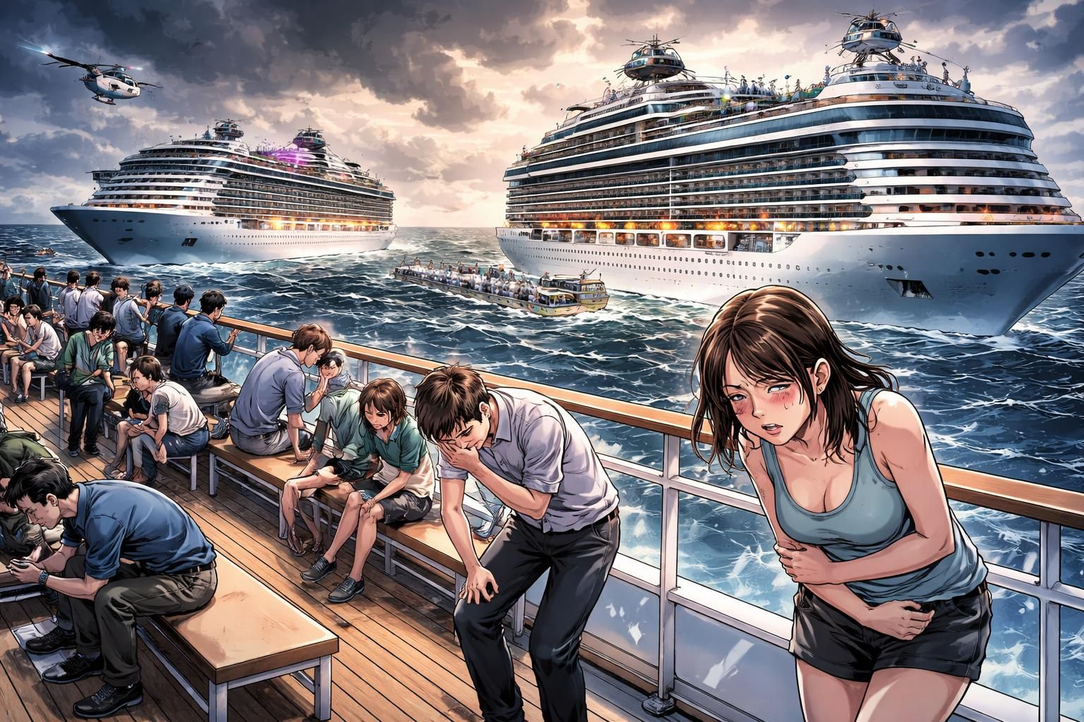 alors que l'attention mondiale est portée sur le hantavirus, une épidémie de norovirus touche un navire de croisière, avec 100 cas confirmés de troubles gastro-intestinaux parmi les passagers.
