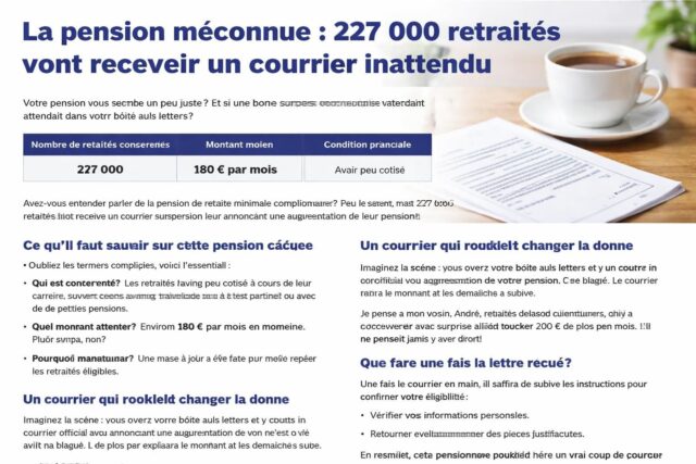 Pension-meconnue-227-000-retraites-bientot-destinataires-dun-courrier-surprenant-640x427 Cumul emploi-retraite et ASV : La Carmf facilite la gestion des médecins affiliés en temps de crise