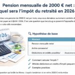 découvrez combien d'impôt un retraité percevant une pension mensuelle nette de 2000 € devra payer en 2026, avec une analyse claire des taux et des règles fiscales à venir.