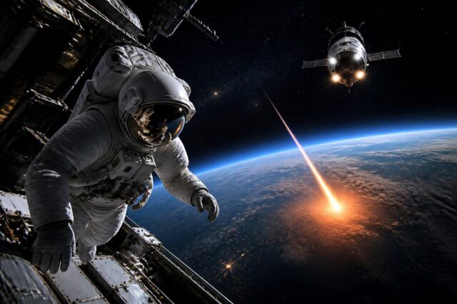 Photo-exceptionnelle-de-la-semaine-un-astronaute-en-mission-attend-un-cargo-spatial-et-assiste-a-un-incroyable-phenomene-traversant-latmosphere--640x427 Incroyable au Groenland : des requins âgés de 400 ans existent !