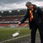 pierre sage abandonne la course au titre avec le rc lens, mettant fin à un espoir qui s'éloigne pour le club.