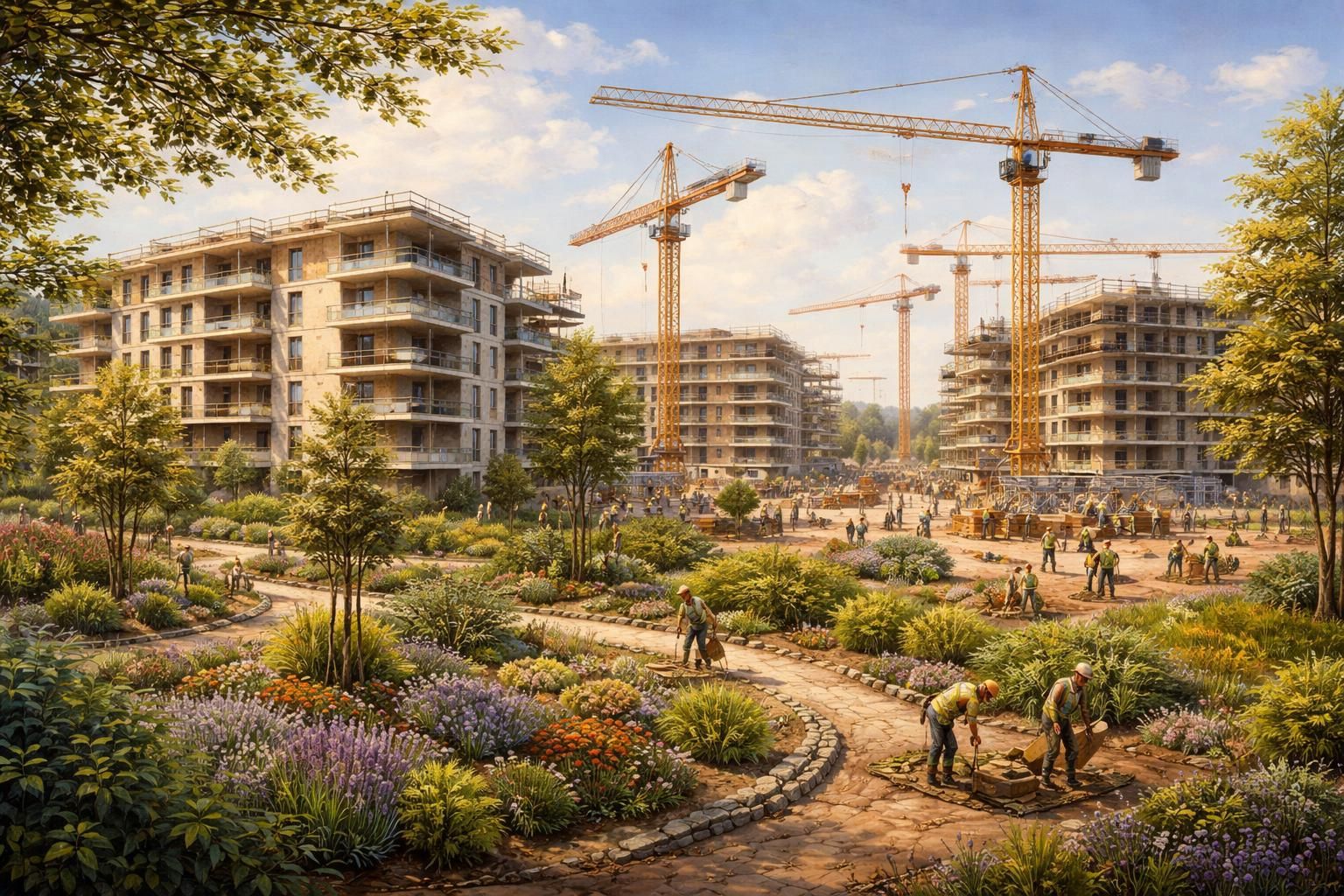 découvrez les avancées rapides du projet immobilier les jardins d’oscara à plombières-lès-dijon, alliant confort, modernité et cadre de vie agréable.