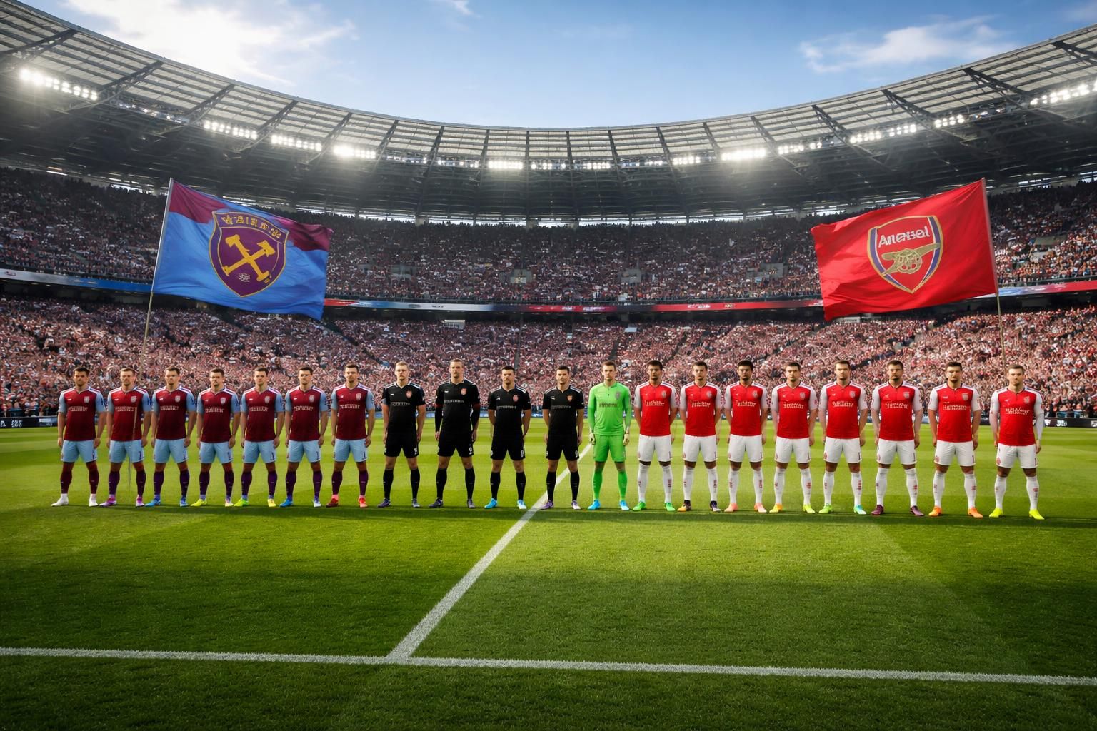 découvrez les compositions officielles de west ham et arsenal pour la 36e journée de premier league sur africafootunited. analyse des équipes et enjeux du match.