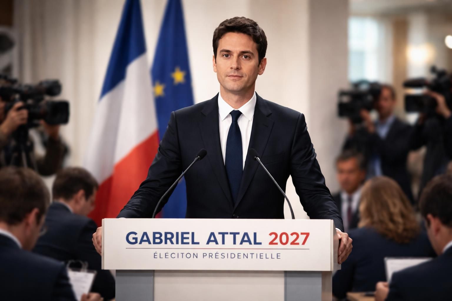 découvrez l'annonce officielle de la candidature de gabriel attal à l'élection présidentielle de 2027 et ses ambitions pour la france.