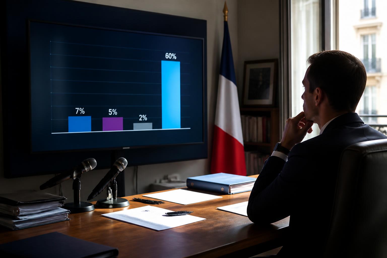 découvrez les derniers résultats du sondage présidentiel 2027 avec retailleau à 7 %, zemmour à 5 %, dupont-aignan à 2 %, et bardella qui creuse l'écart à droite dans la course à l'élysée.