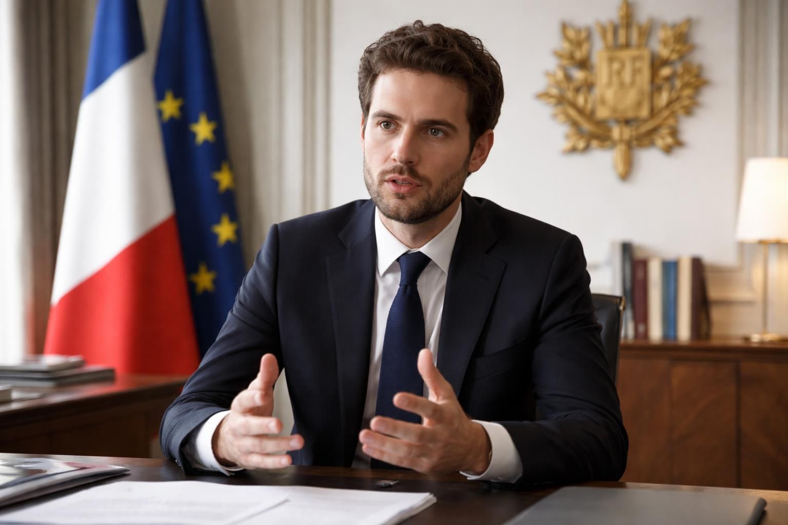 david amiel, ministre de l’action et des comptes publics, dément que la guerre entraîne un surplus pour l'état concernant le prix des carburants.