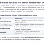 découvrez l'importance cruciale de réglementer et d'imposer les câbles sous-marins traversant le détroit d’ormuz, véritables piliers invisibles supportant l'économie mondiale.