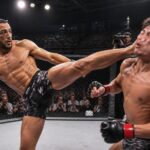 revivez le résumé du combat pfl à bruxelles où asaël adjoudj a remporté une victoire spectaculaire en terrassant keisuke sasu par ko grâce à un high kick impressionnant, sur rmc sport.