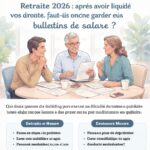 retraite 2026 : découvrez pourquoi il est important de conserver vos bulletins de salaire après la liquidation de vos droits. nos experts vous donnent leurs conseils pour bien gérer vos documents essentiels.