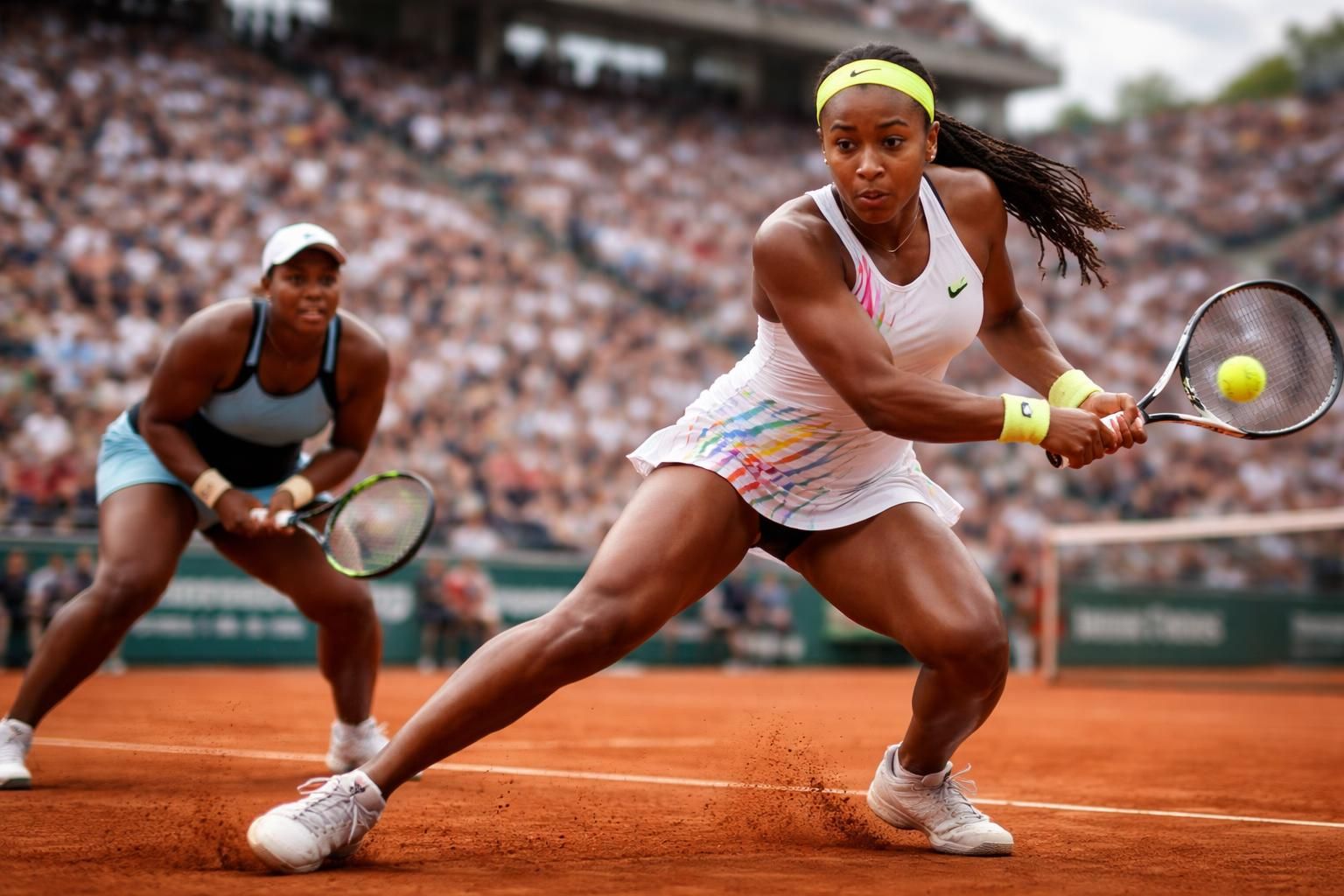 revivez le premier tour spectaculaire de roland-garros avec le match intense entre coco gauff et taylor townsend, disponible en replay sur france tv.
