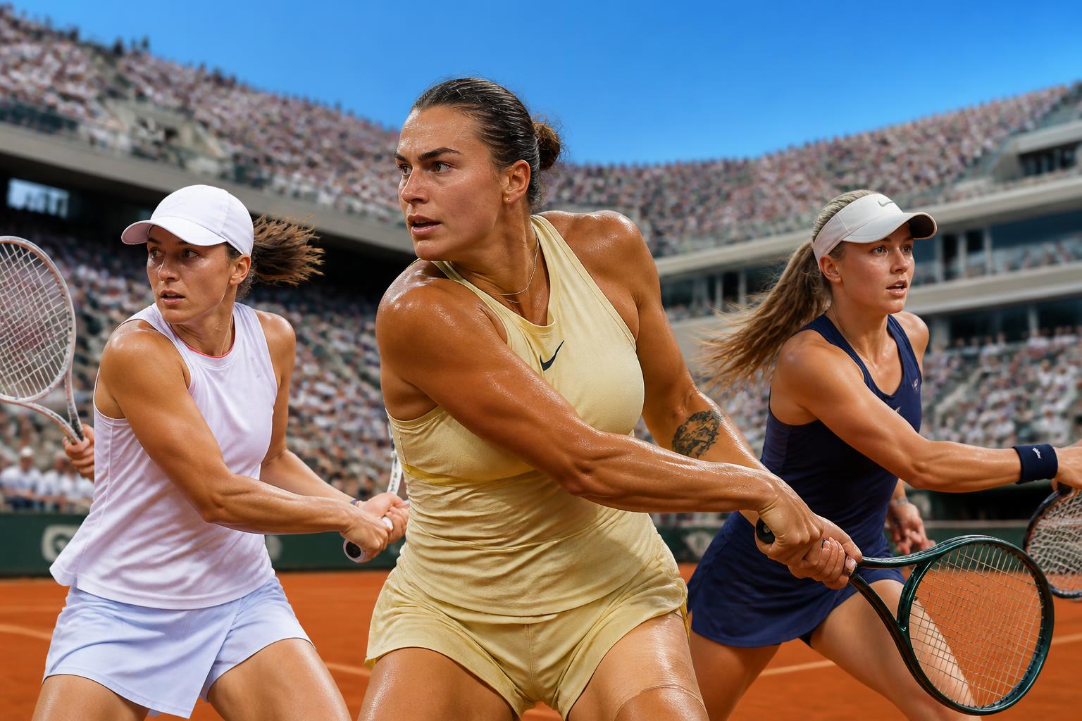 roland-garros (f) : découvrez les favorites sabalenka, swiatek, andreeva et les autres prétendantes qui pourraient succéder à coco gauff cette année sur la terre battue parisienne.