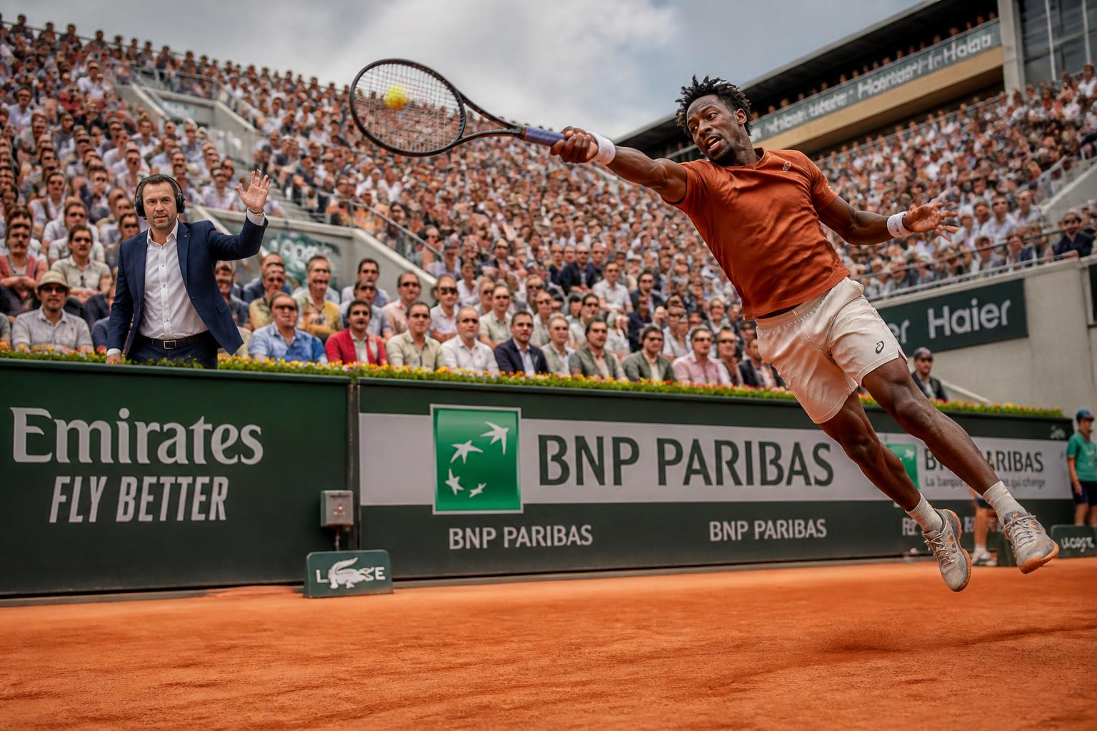 roland garros : julien varlet célèbre l'audace exceptionnelle de moïse kouamé, réalisant un geste inédit jamais observé, même lors des duels épiques entre federer et djokovic à wimbledon.