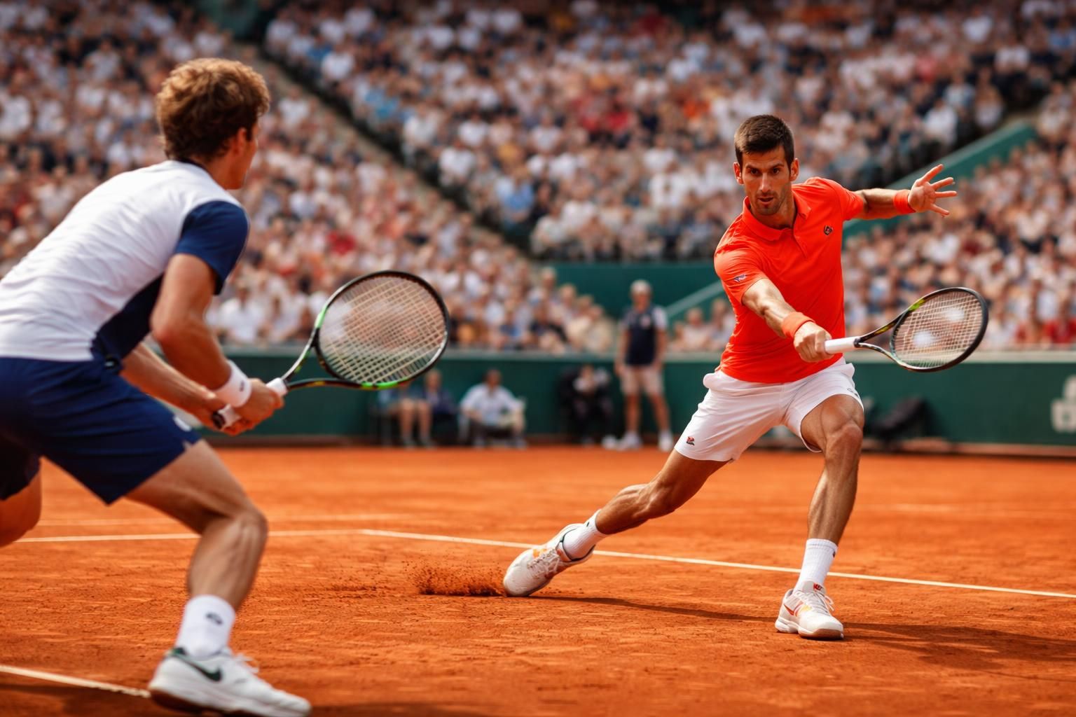revivez en replay le match intense du 2e tour de roland-garros entre valentin royer et novak djokovic, disponible dès maintenant sur france tv.