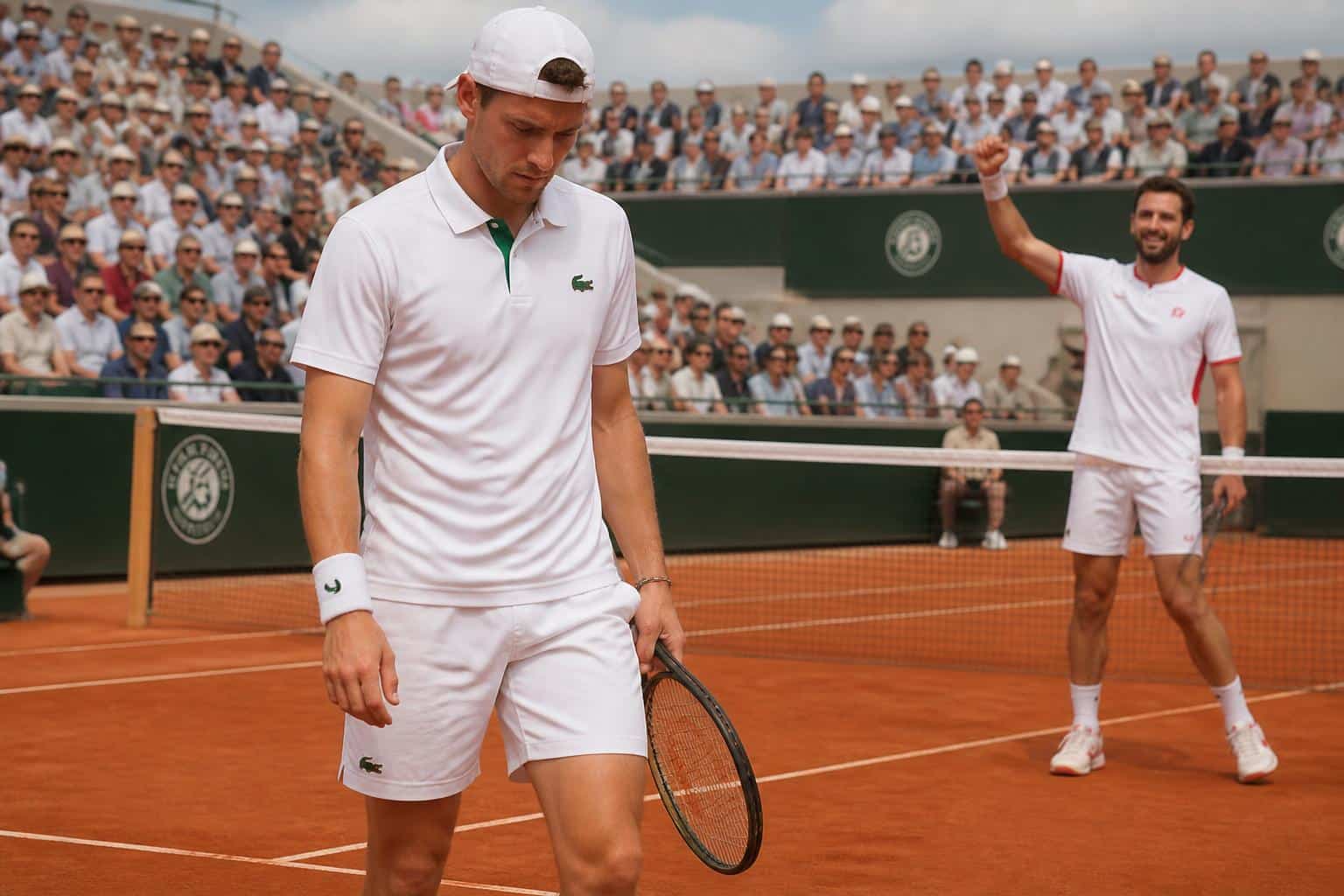 roland garros : ugo humbert éliminé dès les premiers tours par quentin halys dans un match intense et surprenant.