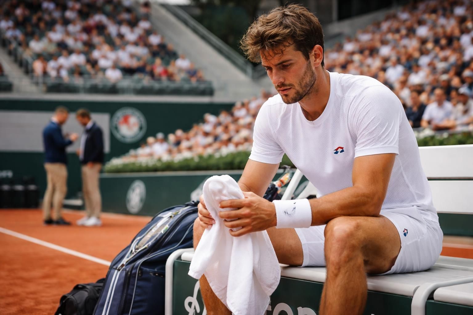 roland-garros : valentin vacherot, qui aurait pu devenir un adversaire de moïse kouamé au 3e tour, se retire du tournoi, modifiant ainsi le tableau des rencontres.