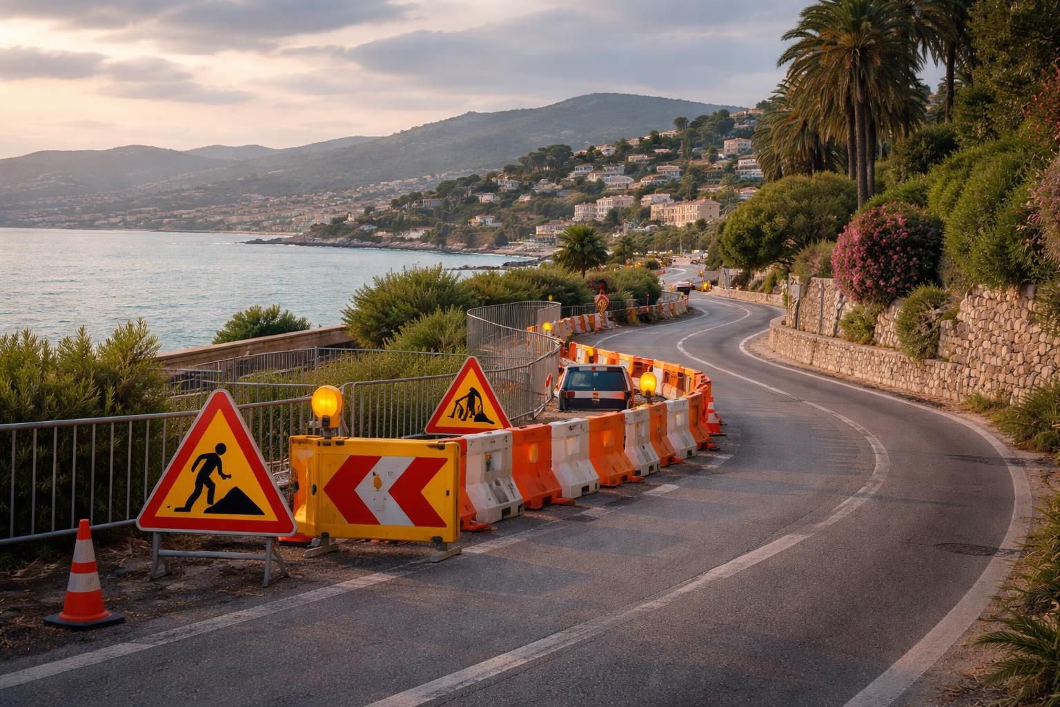 la réouverture de la route de cagnes-sur-mer n'est pas envisagée avant 2027, laissant planer un avenir incertain selon les informations de nice-matin.