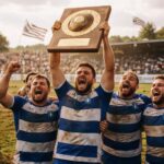 le rc saint-brieuc remporte le bouclier en rugby régional 1 après une victoire décisive contre concarneau, marquant une étape majeure dans la saison.