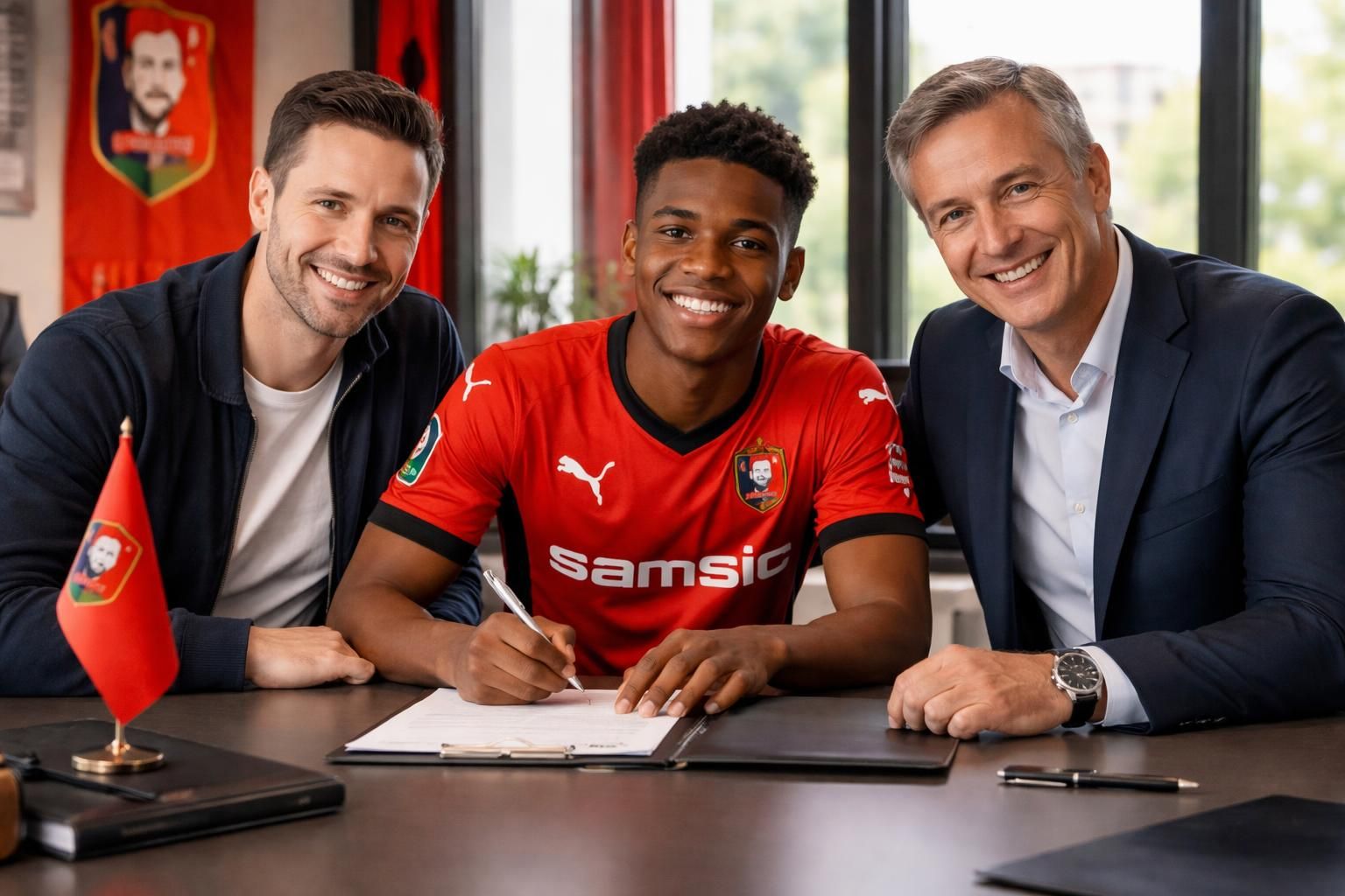 découvrez comment le neuvième talent de l’académie du stade rennais signe son premier contrat professionnel cette saison, marquant une étape clé dans sa carrière.