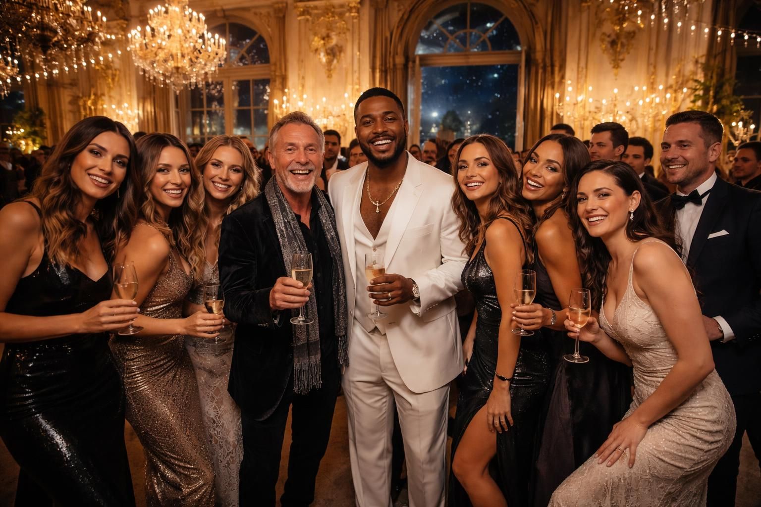 tayc fête ses 30 ans lors d'une soirée inoubliable dans un château près de paris, en compagnie de florent pagny et des anciens de la star academy.