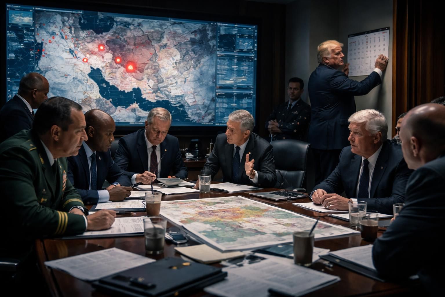 tensions croissantes entre l'iran et les états-unis : washington se prépare à d'éventuelles frappes alors que donald trump modifie son calendrier politique.