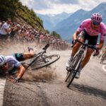 revivez l'étape 2 du tour d'italie 2026 : une chute spectaculaire, l'offensive impressionnante de vingegaard et l'apparition d'un nouveau leader en rose dans une étape riche en suspense et en rebondissements.