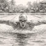 à trois mois des championnats d'europe à paris, léon marchand brille en remportant avec éclat le 200 m papillon à fort lauderdale.