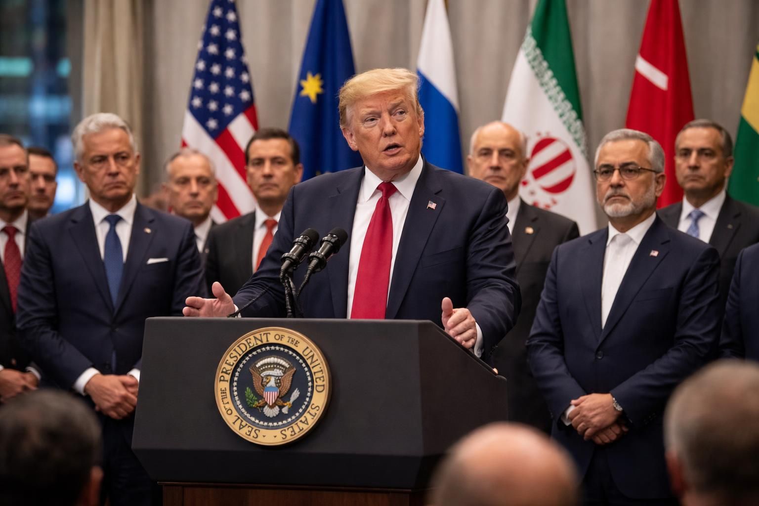 analyse approfondie des réactions internationales face à la politique d'apaisement de trump envers l'iran, par le diplomate.