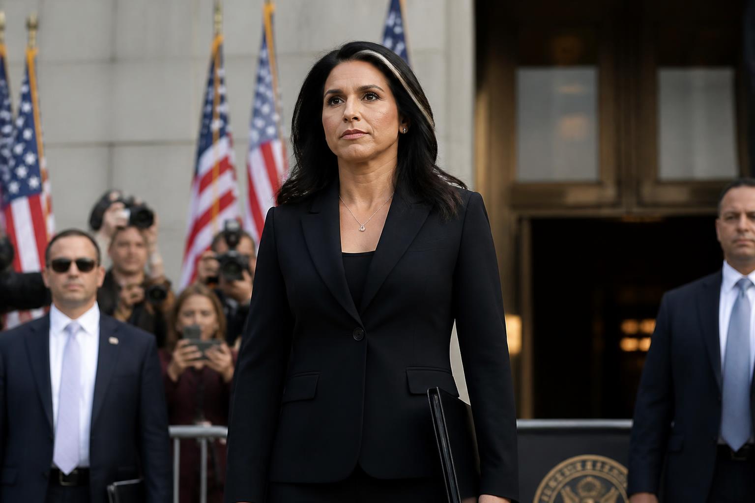 tulsi gabbard démissionne de son poste de directrice du renseignement national aux états-unis, annonce qub radio.