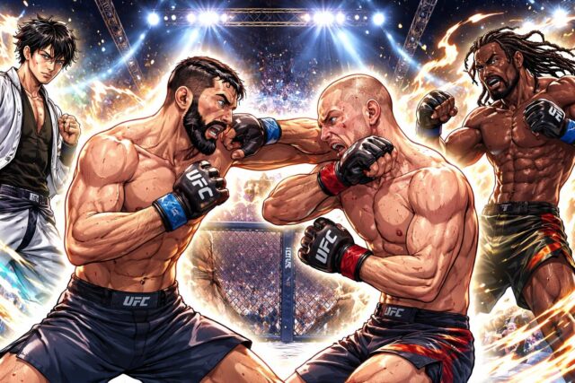 UFC-328-Chimaev-et-Strickland-saffrontent-dans-un-duel-incandescent-Van-vise-la-legitimite-et-William-Gomis-fait-son-grand-retour-640x427 Arbeloa annonce : Militao, Bellingham et Camavinga alignés d'entrée demain
