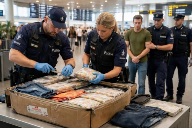 Un-colis-suspect-venu-de-Bangkok-avec-drogue-et-vetements-saisi-a-laeroport-de-Bruxelles-Julien-resident-de-Fosses-arrete-par-la-police-640x427 Josiane Balasko dévoile un lien surprenant avec Donald Trump dans son livre : « Il m’a donné un petit coup de pouce »