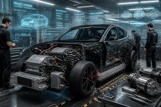 Un-defi-dingenierie-Comment-Tesla-compte-metamorphoser-sa-Model-3-en-une-bete-de-puissance-doublee-640x427 Scandale des moteurs Puretech : une crise majeure pour Peugeot et Citroën